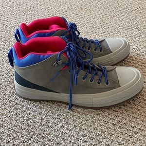 Converse Chuck Taylor All Star Street Sneakers Mason/Obsidian/Pink M8.5 / W10.5